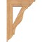 Ekena Millwork Funston Traditional Smooth Bracket w/ Offset Brace, Western Red Cedar, 7 1/2"W x 26"D x 38"H BKT0806X26X38FST01SWR - alternate 2